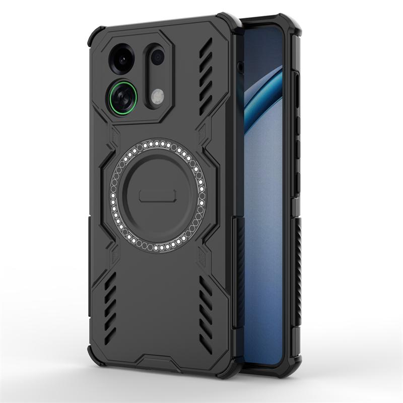 Armor Case For Oppo K13 Turbo Magnetic Adsorption Wireless Charge Cover Oppo K13 Turbo Pro Case For Oppo K13 Turbo Case 6.8 Inch