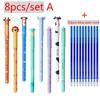 16 Styles Lovely Erasable Gel Pens with Animal Designs 8 colors Erase Ink Cute Refillable Pens for School Class Party Gift