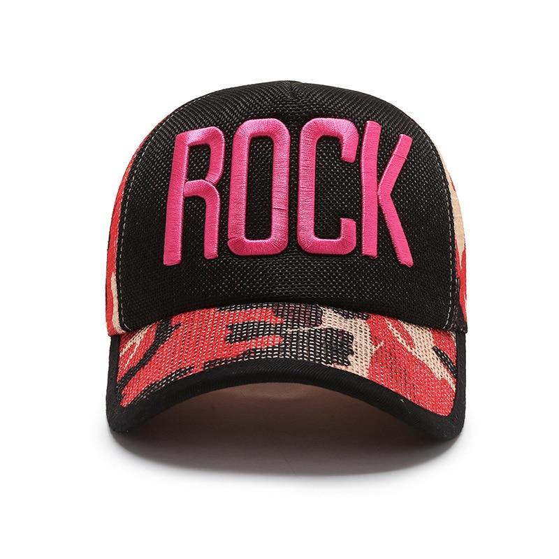 Northwood Linen Women's Summer Hat 3D Embroidery Mesh Baseball Cap For Men Hip Hop Snapback Camouflage Trucker Cap