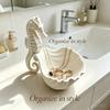 Cute Jewelry Display Stand Plastic Rings Holder Unique Seahorse-Shaped Storage Tray  Home Ornaments