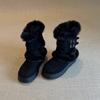 Damen Winterstiefel mit dicker Sohle und Futter als leichte, warme, kälteabweisende, gefütterte Schneestiefel, rutschfest, zum Tragen in der Freizeit, Baumwollstiefel