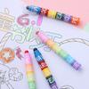 Marker Pen Round Tip 6 Colors Quick-Drying Crayons for DIY Albums Drawing And Marking In Book Coloring Art Supplies