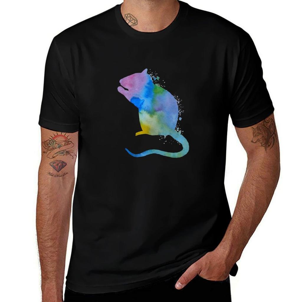 A Rat TShirt Casual Trendy Streetwear Tee Shirt