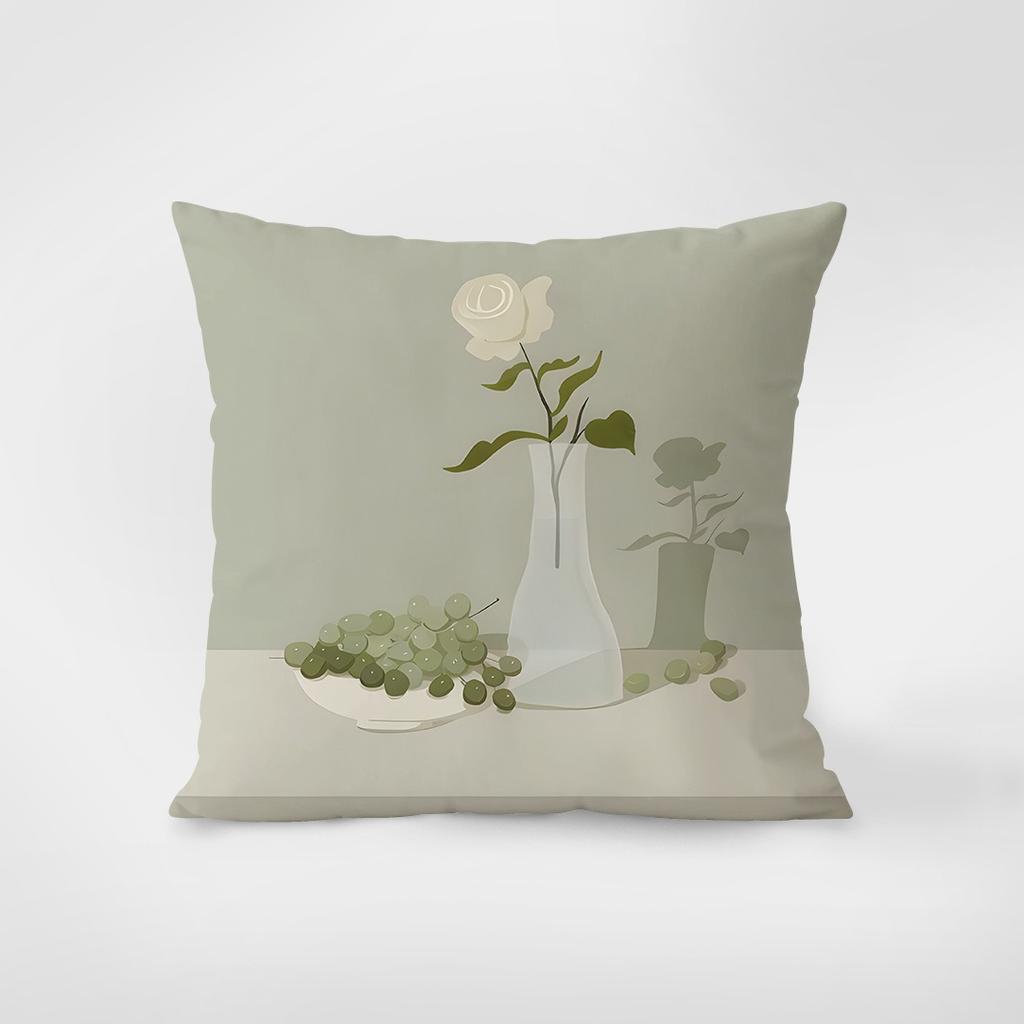 Simple Illustration Pillowcase Dormitory Decoration Office Living Room Sofa Home Pillowcase