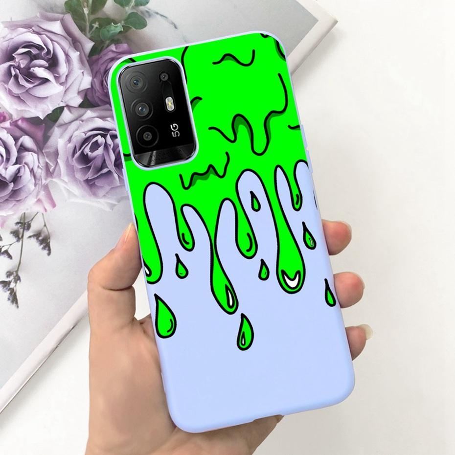 Fashion Case For OPPO Reno5 Z CPH2211 Soft Silicon Shockproof Protective Cover For Oppo Reno 5Z 5G Phone Cases