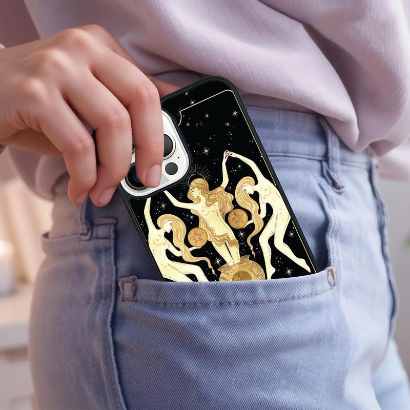 Holy Girl Tarot Capa Phone Case For iPhone 17 Air 15 16e 14 13 Pro Max Coque 12 11 Pro Max PLUS cover