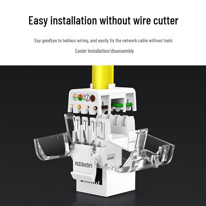 Ugreen Cat5e Tool-Free RJ45 Keystone Jack
