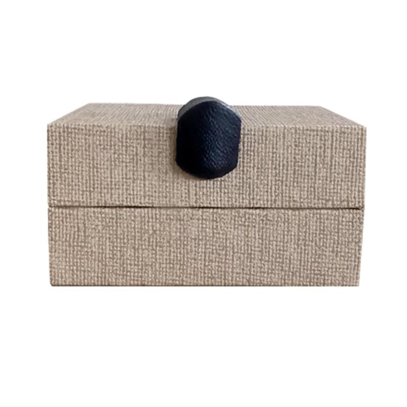 Nordische Leder-Schmuckschatulle, Modellraum-Aufbewahrungsboxen, kreative Luxus-Ornament-Organisation, Uhrengehäuse, Display, Perlen, Schmuckzubehör, Verpackung