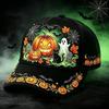 New Halloween themed baseball cap D digital printing ghost skull men's sunscreen hat