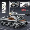 MOC WW1 Germany Military A7V Combat Tank Building Blocks Set Mark IV Male and Black Heavy Tank War Vehicle Bricks Toys Gift