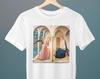 Die Verkündigung, Fra Angelico Gemälde, Unisex T-Shirt, Kunst T-Shirt, Renaissance, Geschenk für Sie, Geschenk für Ihn, Geschenk für Kunstliebhaber