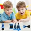 3D Printed Spiral Cone Fidgeting Toy Rotating Animal Pyramid Passthrough Sculpture Antistress Anxiety Relieving Game Adults Toys