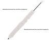 Wind Instrument Cleaning Brush: Flute, Clarinet, Saxophone with Colored Cotton Bristles