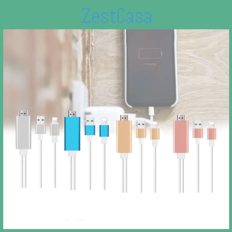 Lightning Hdmi Adapter Cable Mobile Phone 18m Copper Conductor Data Line