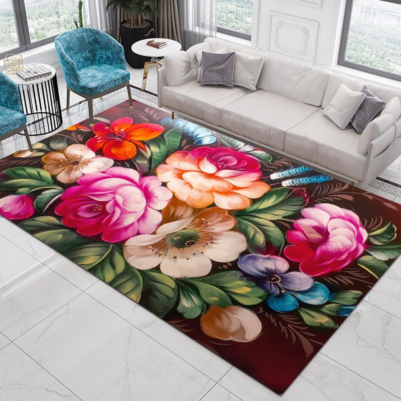 Nordic Ethnic Style Carpet Bedroom Sofa Coffee Table Tatami Home Living Room Carpet Floor Mat