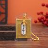 Lingyin Temple Amulet Sachet: Portable Charm for Phone, Car, or Purse – Health & Luck Pendant