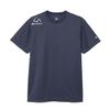 Champion Short Sleeve Round Odor Rubber Print Men's T-Shirt, Navy, C3-BV303, Neck, Antibacterial, Resistant, Breathable, Quick-Drying,