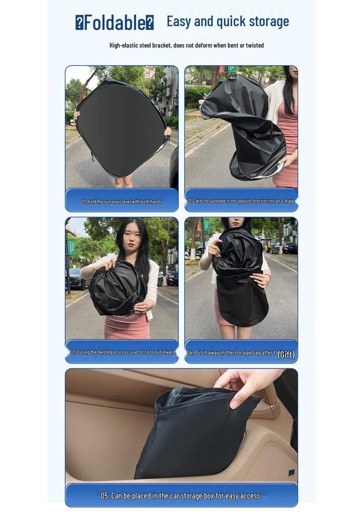 Sonnenschutz-Windschutzscheibenabdeckung für AITO New M5/M7/M8/M9 und Luxeed R7 - Sonnenschutz und Wärmeisolierung