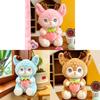 Plush Deer Stuffed Animal With Polyester Fiber Fill For Kids And Adults