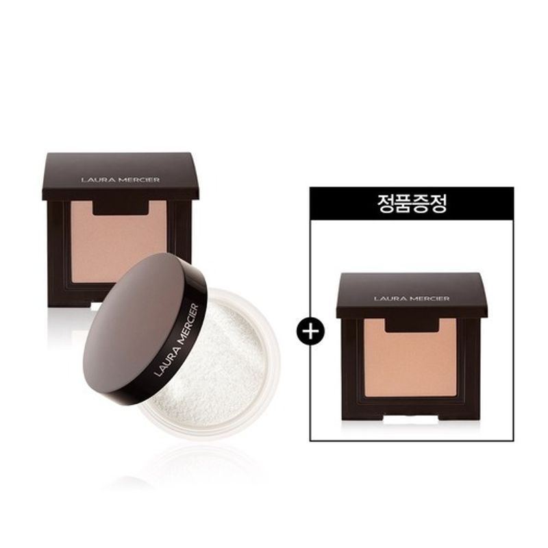 LAURA MERCIER Secret Brightening Eye Powder + Eye Color (+Тени для век бесплатно) Powder Selection - Peach
