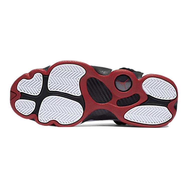 (GS) Air Jordan 6 Rings 'Black White Gym Red' Kids' 323419-012