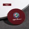 Car Water Coasters Non-slip Insulation Pad Round Cup Groove Mat For Alfa Romeo giulia stelvio giulietta 159 147 156 AccessoriesLR1 