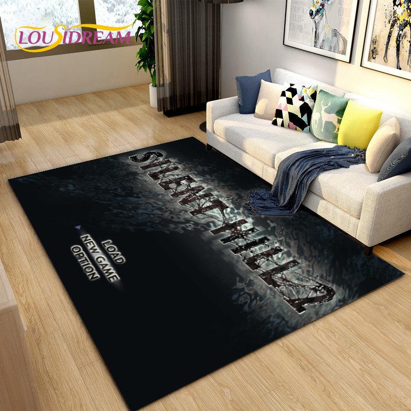 Silent Hill Horrorfilm Game Gamer Vloerkleed, Tapijt voor Woonkamer Slaapkamer Bank Deurmat Decoratie, Kinderen Antislip Vloermat