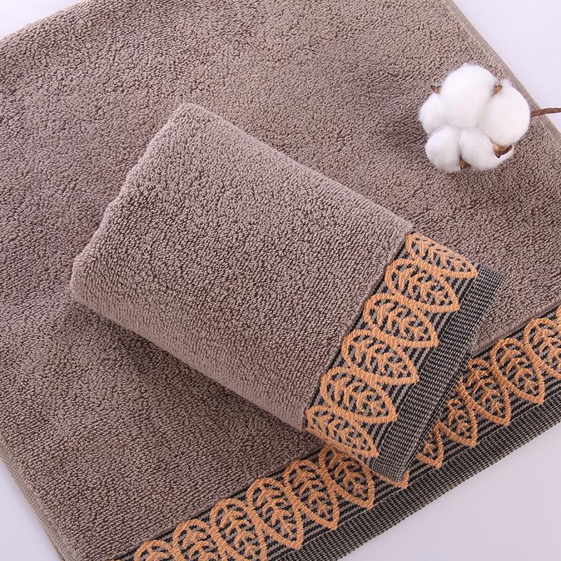 100% A-Grade Antibacterial Cotton Bath Towel - Thick, Soft, Absorbent, Quick-Drying, Adult Size Washcloth