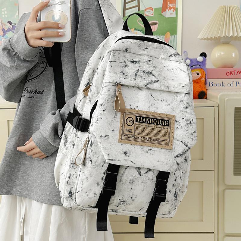 Schoolbag schoolbag women's 1011 summer new trendy Korean version college style student computer bag large capacity outdoor travel backpack