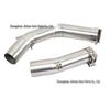 R1 Motorcycle Exhaust Pipe Modification, Stainless Steel Mid-Section, Non-Destructive, Compatible with 2009-2014 Models
