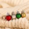Multicolored Xmas Ball Ponytail Clip Glitter Christmas Hair Accessories Christmas Hair Clip  Gift