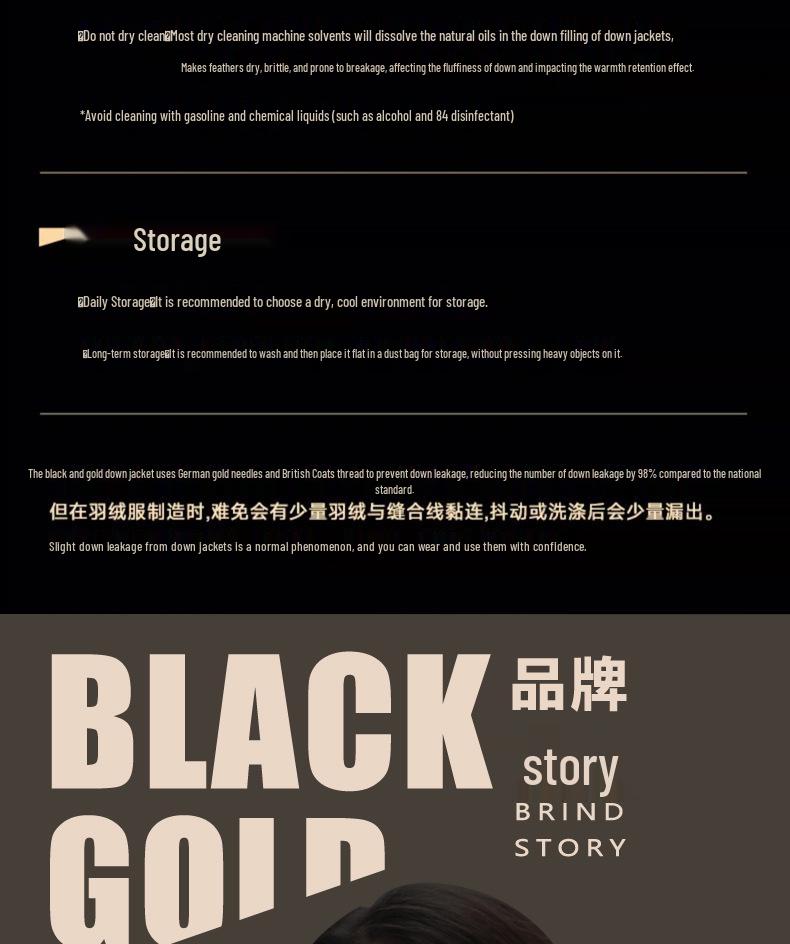 Black Gold Women's Long Goose Down Jacket 2025: Thick Winter Coat, Over-Knee, Unisex Couple Style.