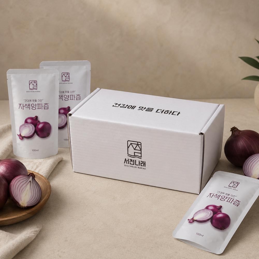 Seocheon Narae Purple Onion Juice 5 Pcs 100ml