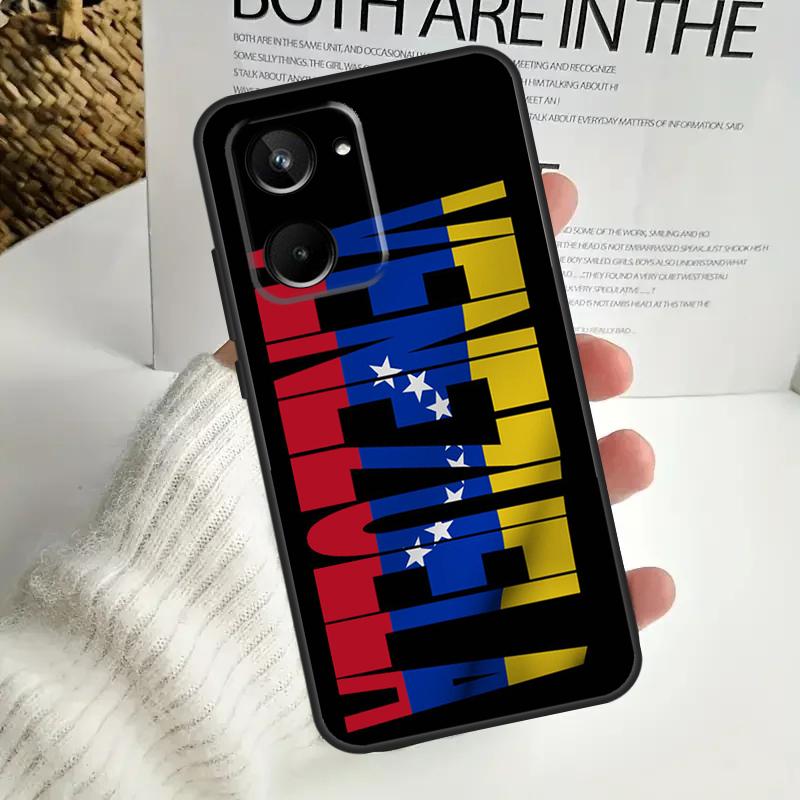 

Venezuela Flag Coat Of Arms For Realme GT6 GT7 15 Pro 10 11 12 13 14 Pro Plus C55 C71 C75 C67 C63 C61 C53 C35 C65 Case Realme 11 Pro Plus