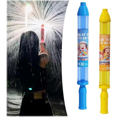 Water Fireworks Toys,Fireworks Toy Water Gun,Firework Water Gun, Squirt Waters Toy Gun,Cartoon Rotating Fireworks Gun