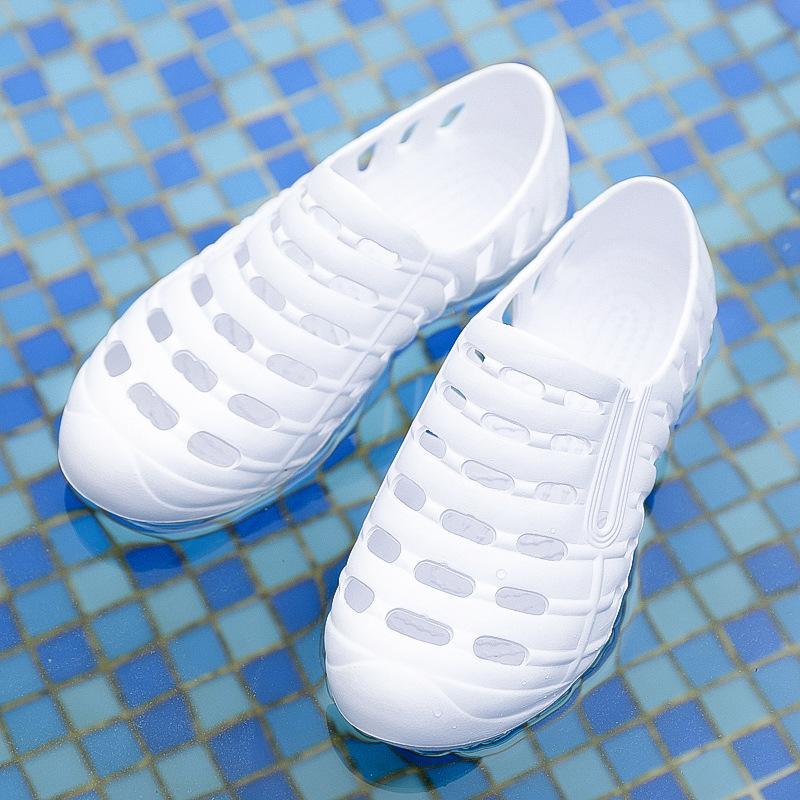 

Hole shoes women 2021 summer out fashion non-slip cool slippers bag head wear red sandals foreign trade 38