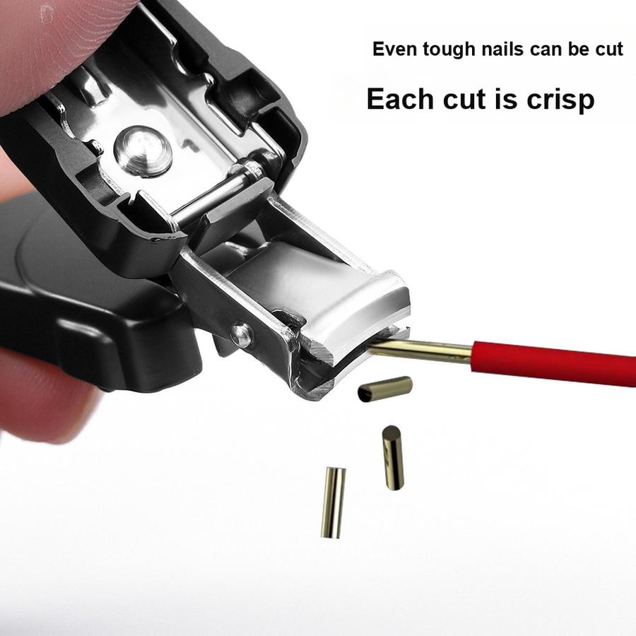 3 pcs Folding Nail Clipper with Keychain, Stainless Steel Nail Scissors, Mini Ornament
