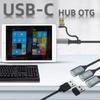 3 in 2 USB C HUB 2.0 Type C 3 Port Multi Splitter Adapter OTG USB Power Adapter for Macbook Pro 13 15 Air Pro iPad Pro PC Laptop