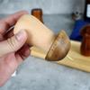 Wooden Toothpick Holder Personalized Mushroom Simple Toothpick Box Japanese Creative Cute Household Toothpick Jar Kitchen Tool