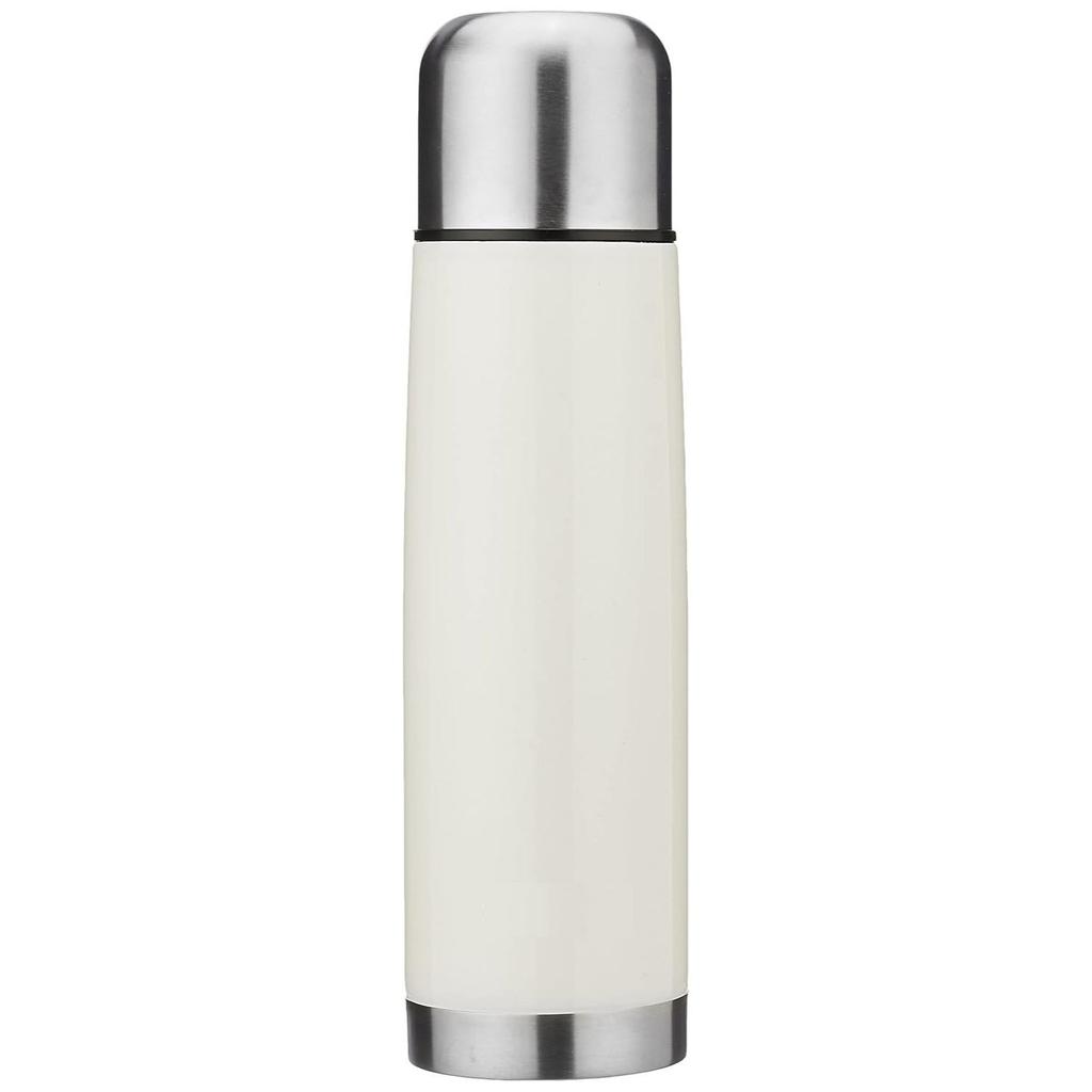 Stainless Steel Insulated 24 Hours Hot or Cold Bottle Thermos Flask, 1000 Ml, Off White