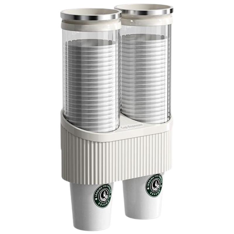 

Wall-Mounted Double Cup Dispenser
