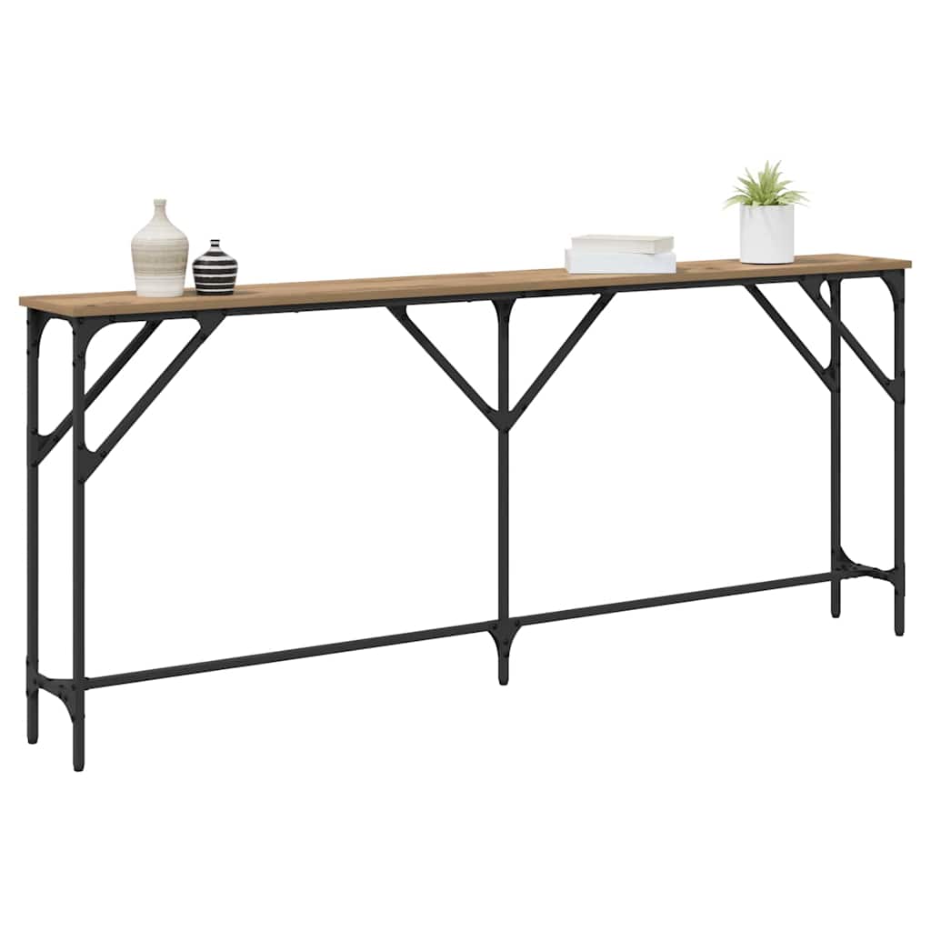 Artisan Oak Console Table 180 x 23 x 75 cm