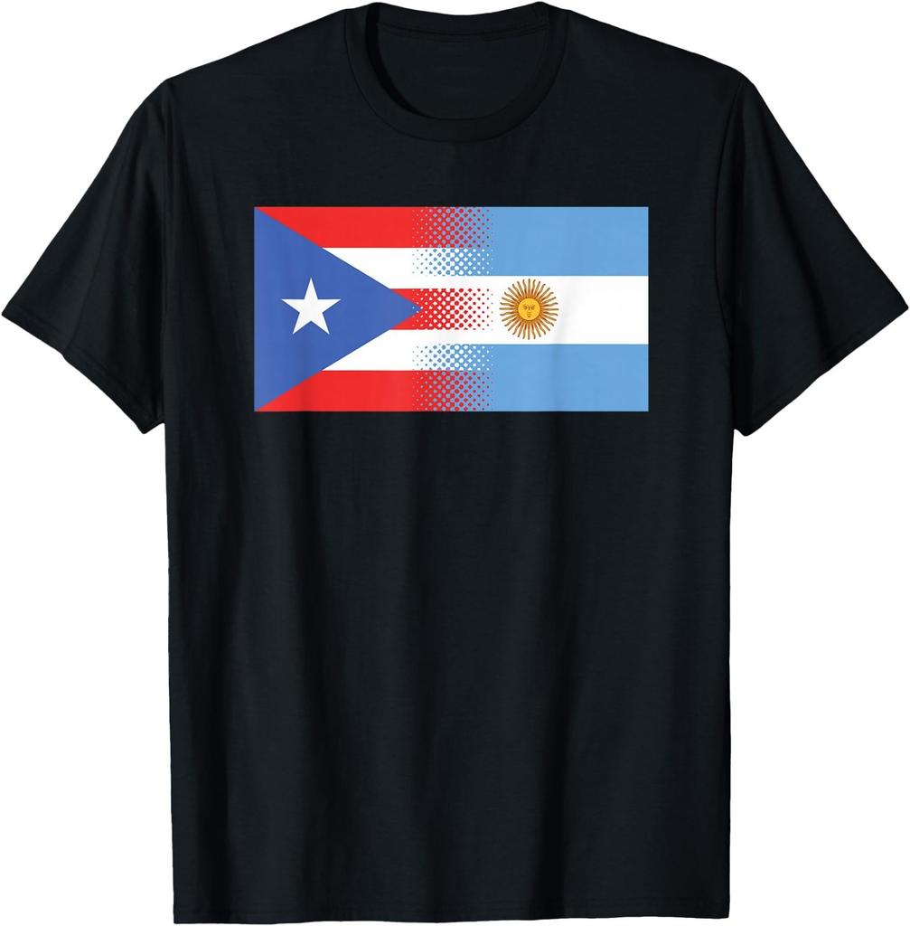 Puerto Rican Argentinian Flag Puerto Rico Argentina T-Shirt