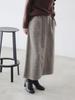 LIFE STORE by GRAMICCI Custom Knit Flare Skirt OATMEAL S BMING BEAMS (Sizes S-M), Women's