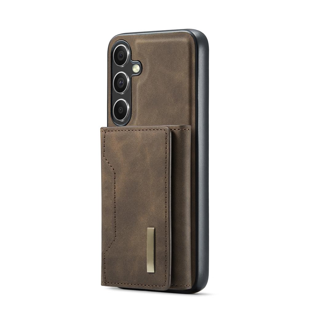 Phone Case Magnetic Detachable Wallet Card Slot Kickstand Cover Fit for Samsung Galaxy S25