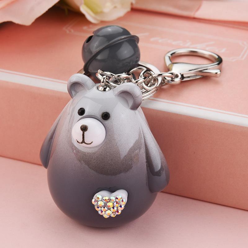 Cute Bear Keychain Cartoon Animal Keyring Girls Bag Pendant Key Chain Jewelry Cute Bear Keychain Cartoon Animal Keyring Girls Bag Pendant Key Chain Jewelry