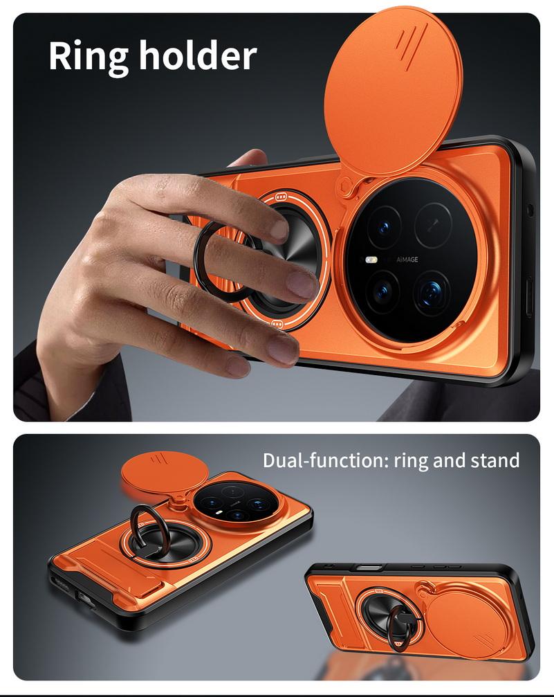 2 in 1 Ring Grip Built-in Magnetic Car Mount Holder Case for Honor Magic 8 Pro 7 6 Lite honor X9d X9c X9B X6c X7B protect Cover