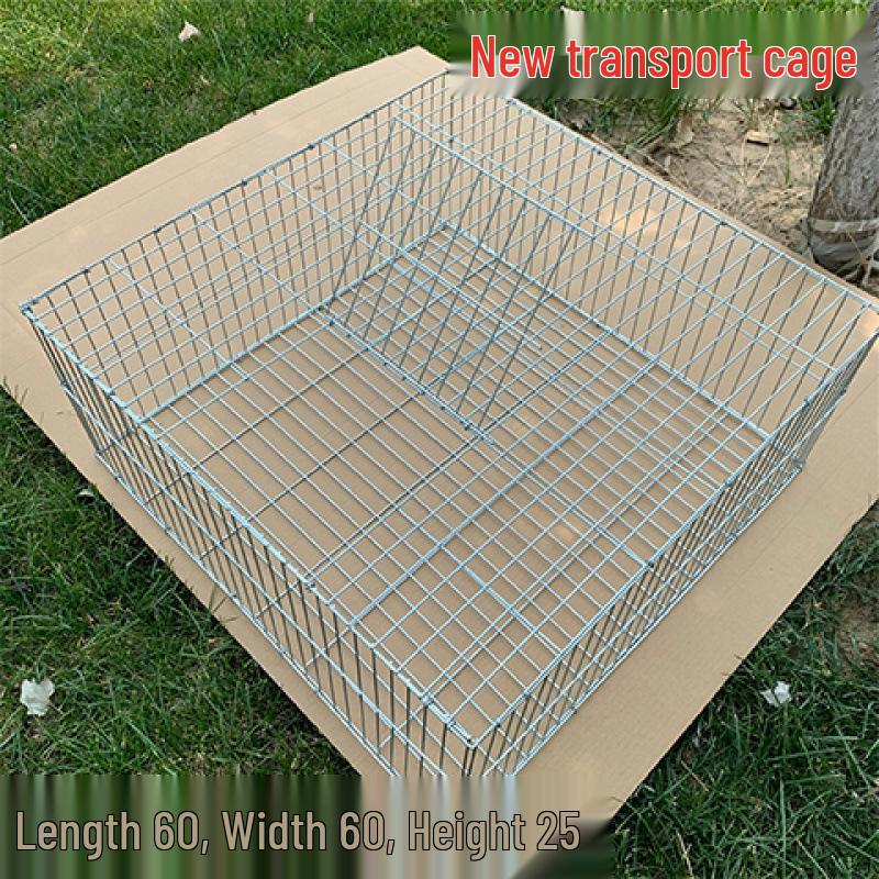 Large Multi-Purpose Animal Cage: Rabbit, Pigeon, Chicken, Goose - Wire Mesh Panel, Easy Assembly, Transport Ready, Mother-Child Design.