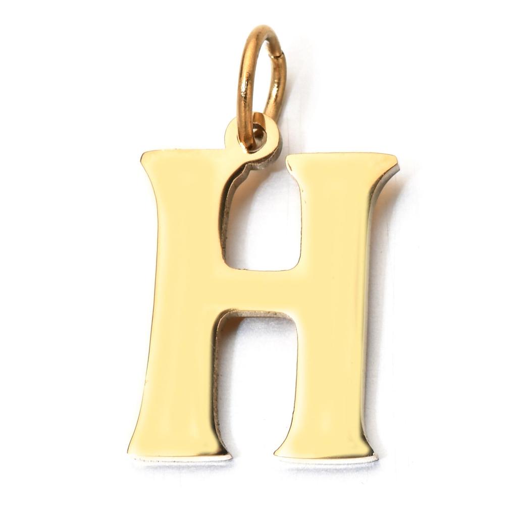 Handmade Stainless Steel English Letter Pendant - Non-Fading Charm