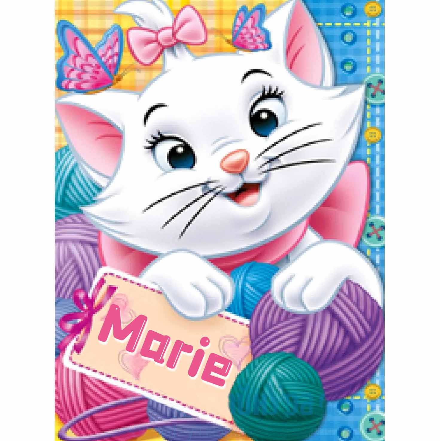 

Мультяшная 5D алмазная живопись Мари Сделай сам Алмазная вышивка Мозаичное искусство Стразы Домашний декор Детский подарок Round 20x30cm